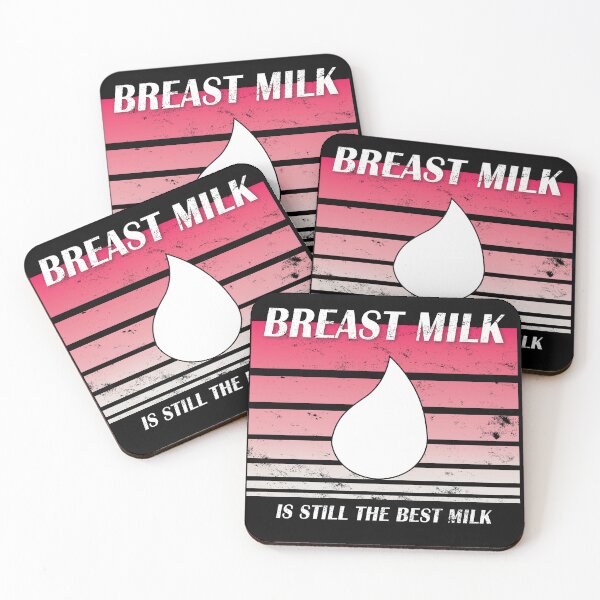 Item preview, Breast Milk is still the Best Milk (retro pink distressed) designed and sold by WordyDreams.