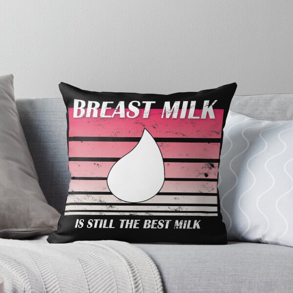 Item preview, Breast Milk is still the Best Milk (retro pink distressed) designed and sold by WordyDreams.
