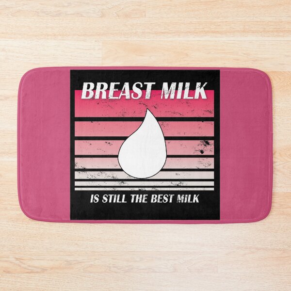 Item preview, Breast Milk is still the Best Milk (retro pink distressed) designed and sold by WordyDreams.