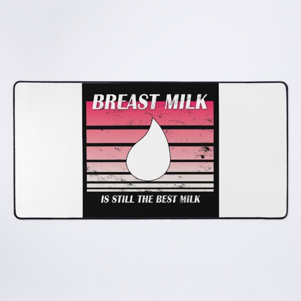 Item preview, Breast Milk is still the Best Milk (retro pink distressed) designed and sold by WordyDreams.