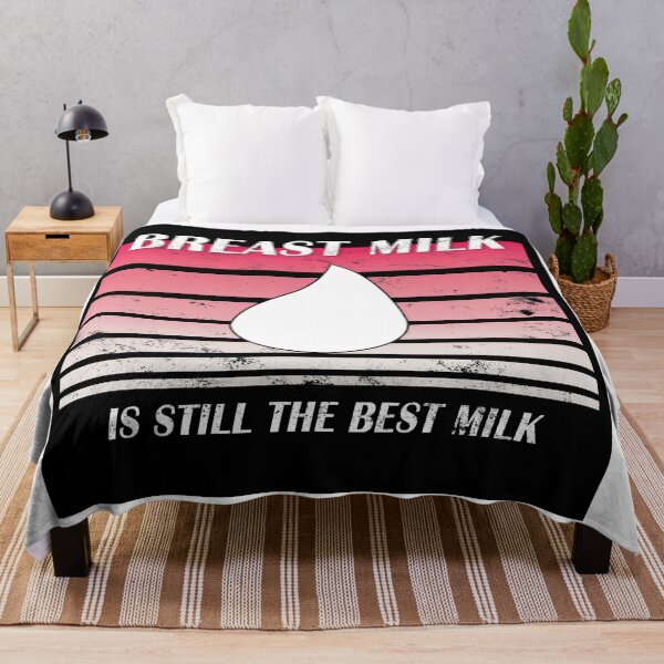 Item preview, Breast Milk is still the Best Milk (retro pink distressed) designed and sold by WordyDreams.