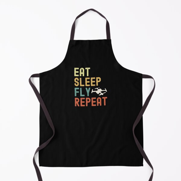 Item preview, Drone Pilot Eat Sleep Fly Repeat Aviator Quote designed and sold by eclecTEEq.