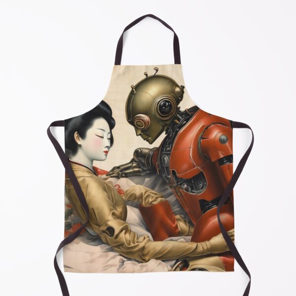 Item preview, Robot Shunga Hybrid Imitation Japanese Erotica #85 designed and sold by NickWhittleArt.