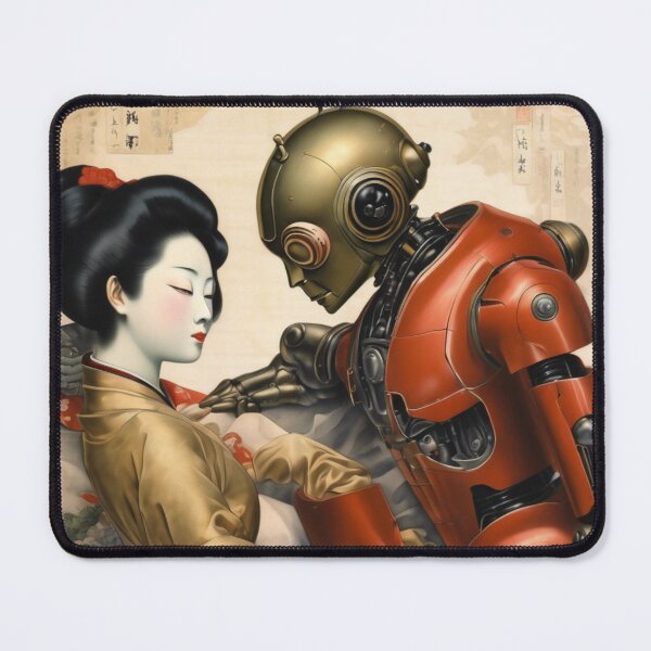 Item preview, Robot Shunga Hybrid Imitation Japanese Erotica #85 designed and sold by NickWhittleArt.