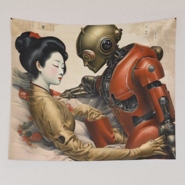 Artikelvorschau, Roboter Shunga Hybrid Imitation Japanische Erotik #85 entworfen und verkauft von NickWhittleArt.