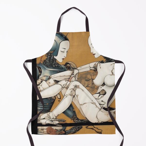 Item preview, Robot Shunga Imitation Japanese Erotica #82 designed and sold by NickWhittleArt.