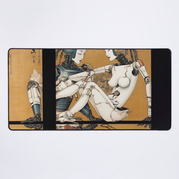 Item preview, Robot Shunga Imitation Japanese Erotica #82 designed and sold by NickWhittleArt.