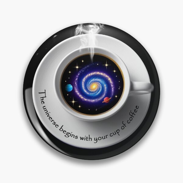 Item preview, Galaxy in a Coffee Cup - Space Lover’s Cosmic Coffee designed and sold by tkhrbika.