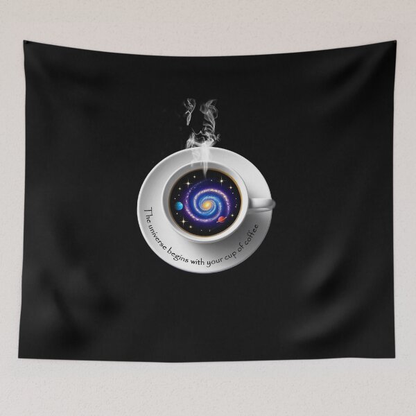 Item preview, Galaxy in a Coffee Cup - Space Lover’s Cosmic Coffee designed and sold by tkhrbika.