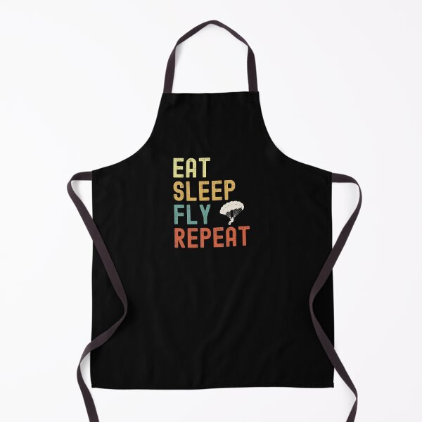 Item preview, Paraglider Eat Sleep Fly Repeat Funny Paragliding Quote designed and sold by eclecTEEq.