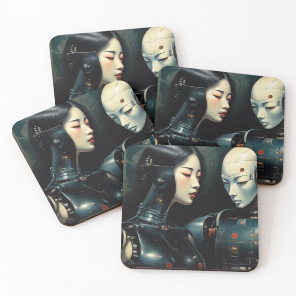 Item preview, Robot Shunga Imitation Japanese Erotica #81 designed and sold by NickWhittleArt.