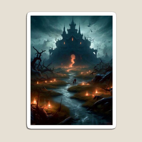 Item preview, Moonlight Moors - Dark Fantasy Art concept designed and sold by Delerat7.