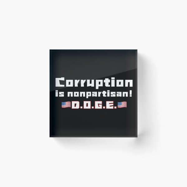 Item preview, Corruption is nonpartisan! designed and sold by Kid Wits Ink  "Wise enough to leave a lasting impression!".