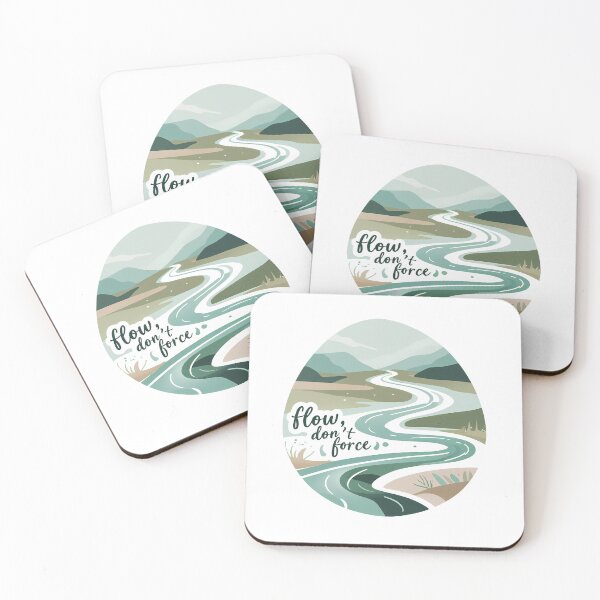 Item preview, Serene Flow: Flow, Don't Force designed and sold by zoughlal.