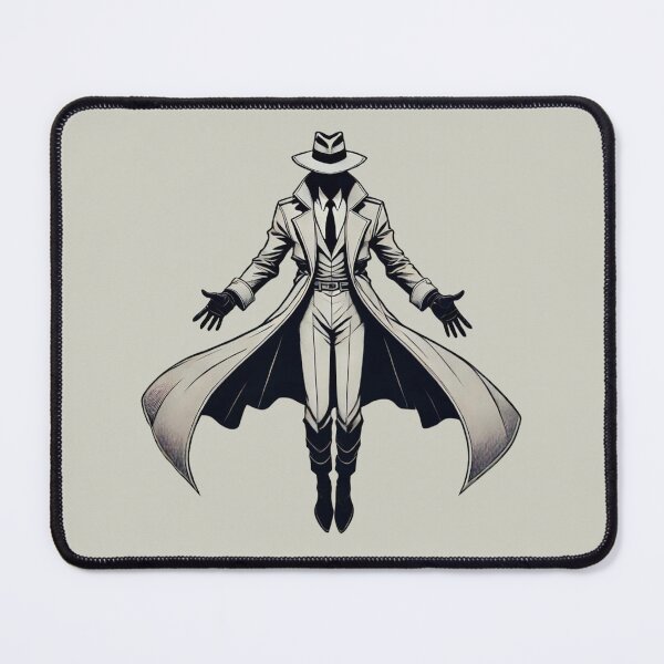 Item preview, The Floating Faceless Detective designed and sold by IskandarDesigns.