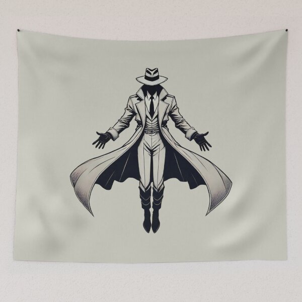 Item preview, The Floating Faceless Detective designed and sold by IskandarDesigns.