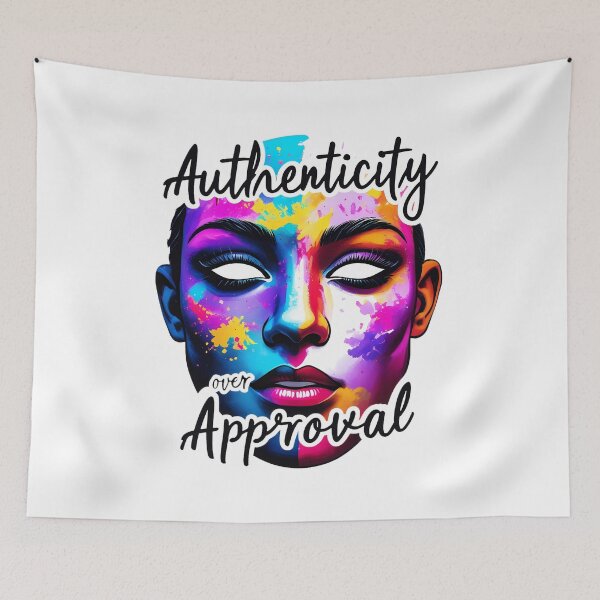 Item preview, Vivid Unmasked: Authenticity Over Approval designed and sold by zoughlal.