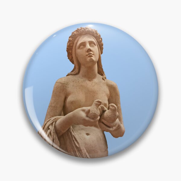 Item preview, Italian Statue of Lady with Doves Italy designed and sold by KazM.