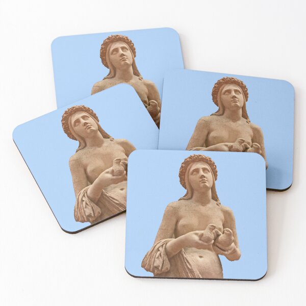 Item preview, Italian Statue of Lady with Doves Italy designed and sold by KazM.