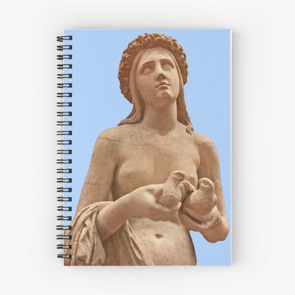 Item preview, Italian Statue of Lady with Doves Italy designed and sold by KazM.