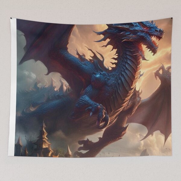 Item preview, Dragon Flight - Dark Fantasy Art concept designed and sold by Delerat7.