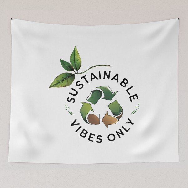Item preview, Eco Harmony: Sustainable Vibes Only designed and sold by zoughlal.