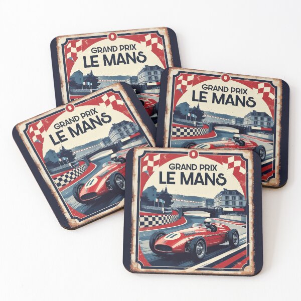 Item preview, Le Mans Grand Prix vintage retro poster designed and sold by ocusido.