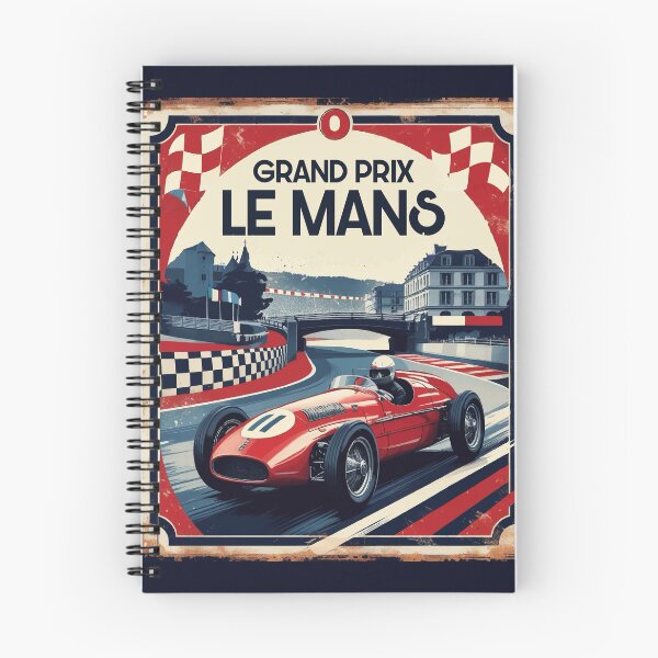 Item preview, Le Mans Grand Prix vintage retro poster designed and sold by ocusido.