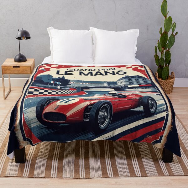 Item preview, Le Mans Grand Prix vintage retro poster designed and sold by ocusido.