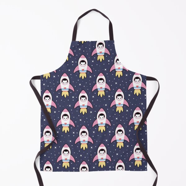 Item preview, Kawaii Space Rocket Cat Pattern designed and sold by sasyall.