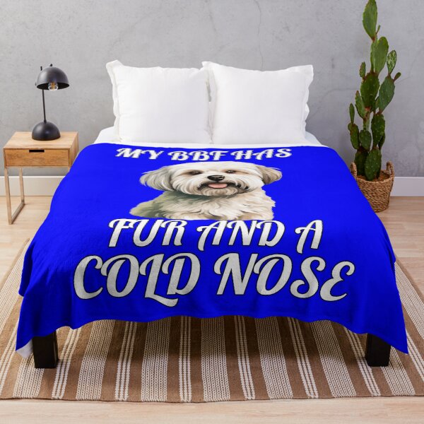 Item preview, Maltese Dog Pet Dog Owner Art Design My BFF Has Fur And A Cold Nose designed and sold by fantasticdesign.