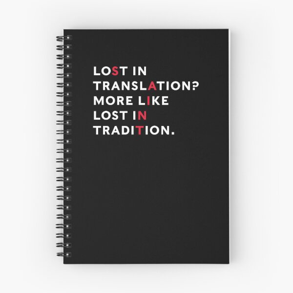Item preview, Lost in Translation? More Like Lost in Tradition designed and sold by colourfind.