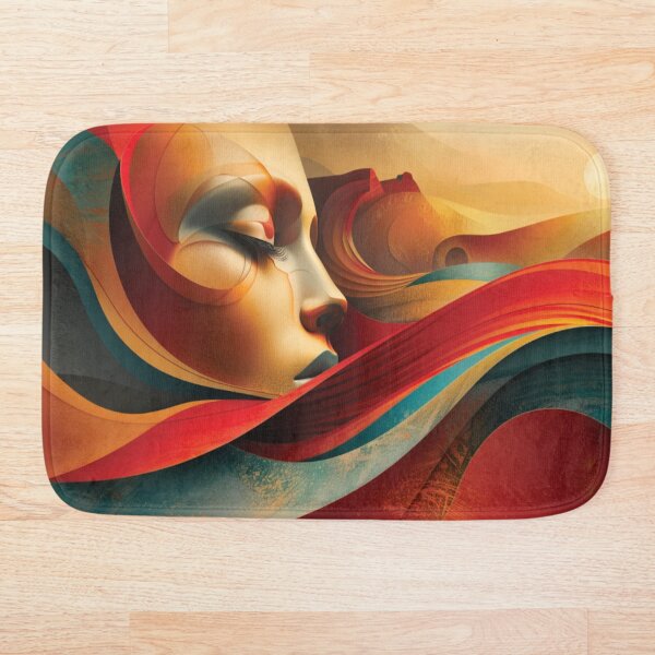 Item preview, Susurros del desierto: arte abstracto surrealista con colores fluidos designed and sold by delohill.
