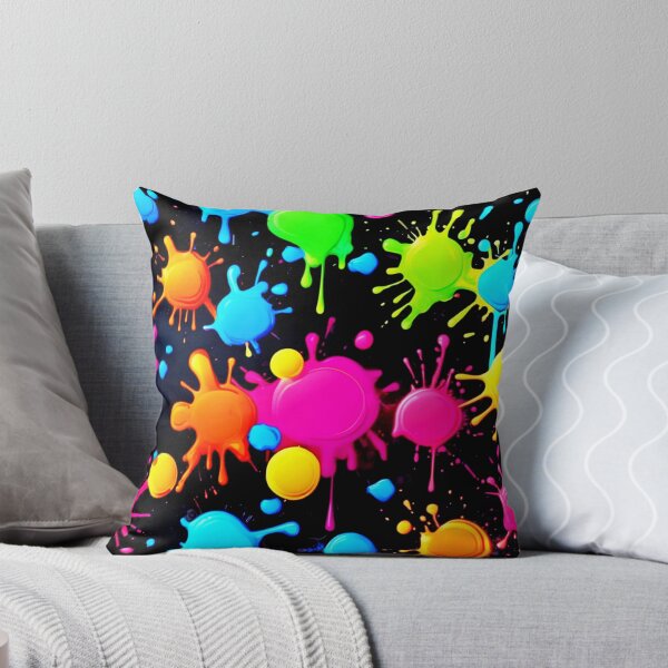Item preview, Bold & Bright Paint Splashes designed and sold by Health And Fitness Posts e-Store.