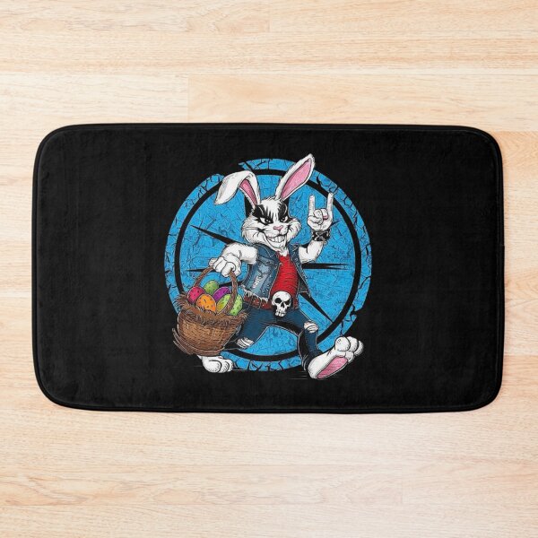 Item preview, Rock ‘n’ Roll Easter Bunny with Colorful Eggs designed and sold by love3617.