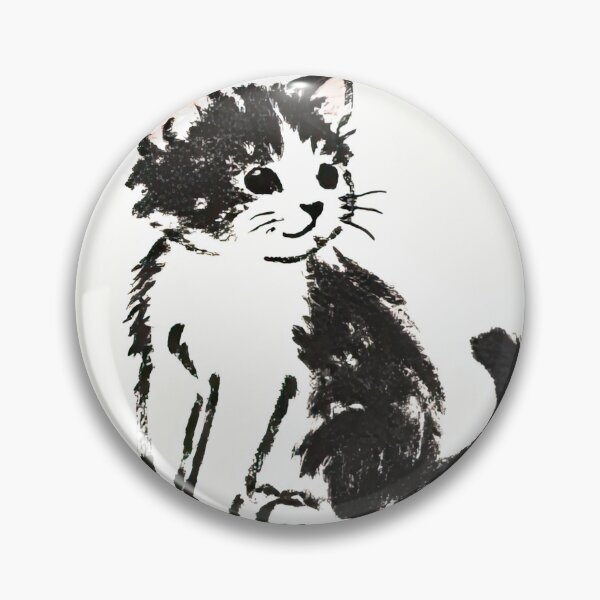 Item preview, Lindo dibujo a tinta de gatito designed and sold by SunkenCost.