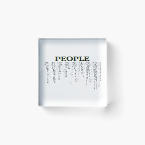 Item preview, People designed and sold by Mysterious Goose .