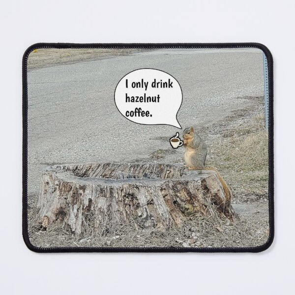 Item preview, Squirrels and Coffee designed and sold by J+J Photography.