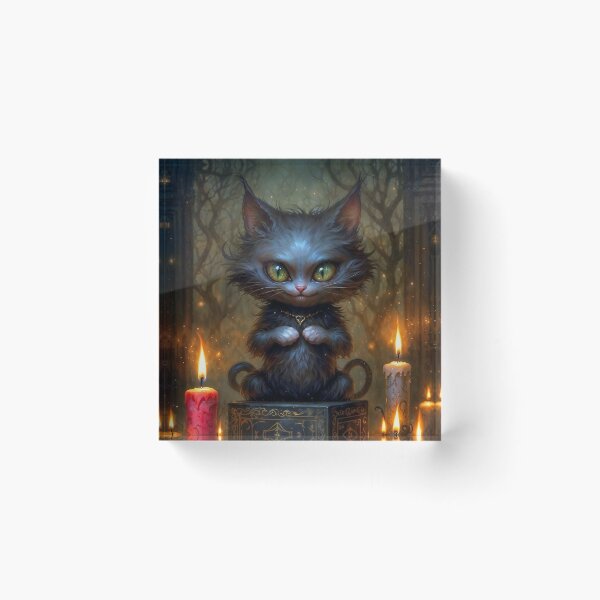 Item preview, Witchcraft Cat designed and sold by AliceWhiteDF.