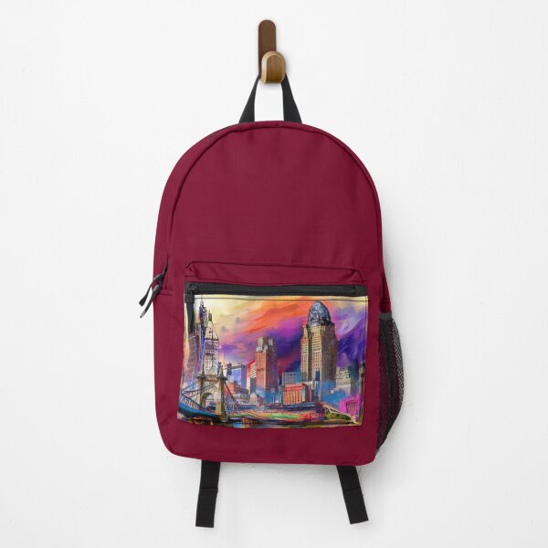 Item preview, Cincinnati Cityscape – Bold Graffiti-Inspired Abstract Art designed and sold by Phat Dog Designs .