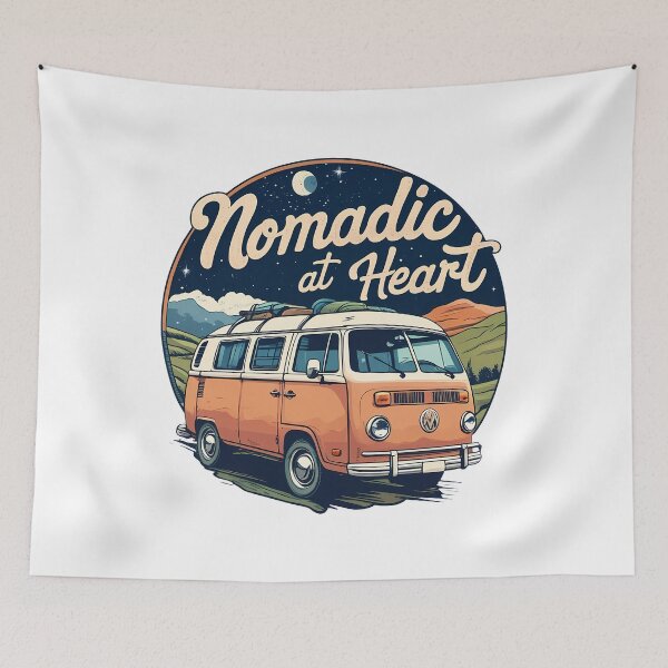 Item preview, Nomadic at Heart: Vintage Van Wanderlust designed and sold by zoughlal.