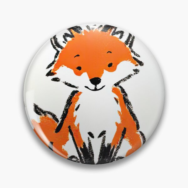 Item preview, Cute Fox Ink Sketch Art designed and sold by SunkenCost.