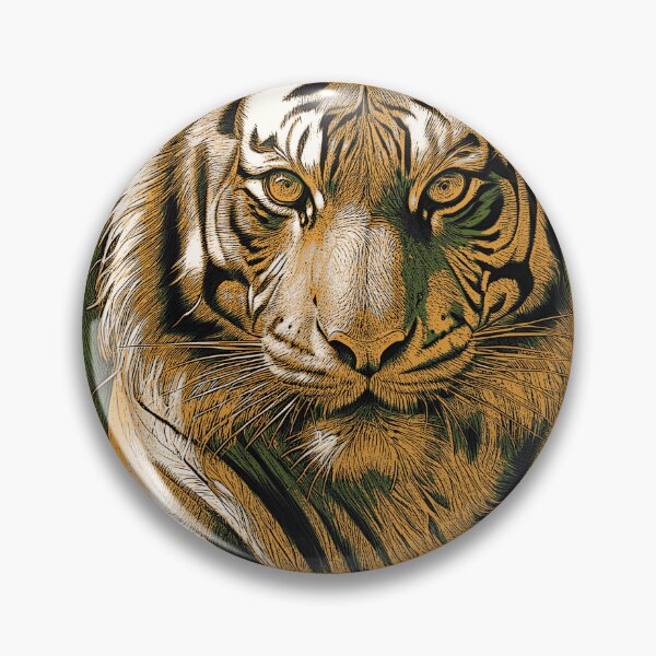 Artikelvorschau, Tiger liegt unter der Vegetation … entworfen und verkauft von Designando.