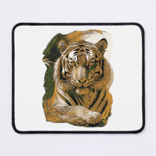 Item preview, Tiger lying under the vegetation… designed and sold by Designando.
