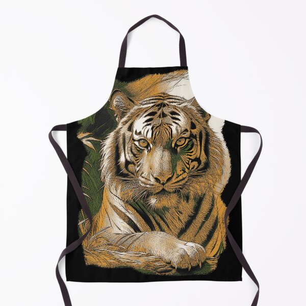 Item preview, Tiger lying under the vegetation… designed and sold by Designando.