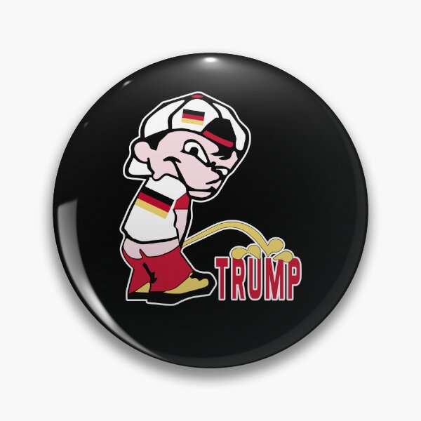 Artikelvorschau, Sticker zum Suchbegriff: "Deutschland Pinkelt Auf Trump" entworfen und verkauft von EthosWear.