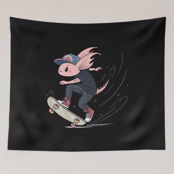 Item preview, Skater Axolotl designed and sold by SignumShop.