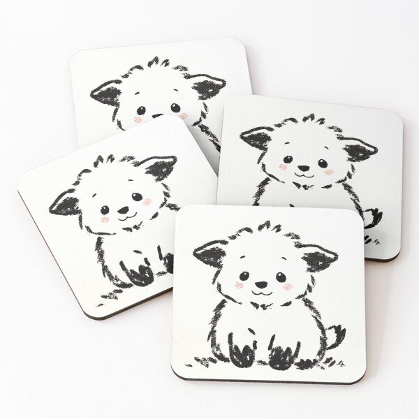 Item preview, Fluffy Cat Ink Sketch Art designed and sold by SunkenCost.