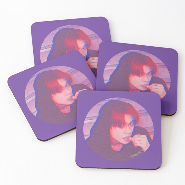 Item preview, YEONJUN Pink sunset icon designed and sold by Enhyconss.