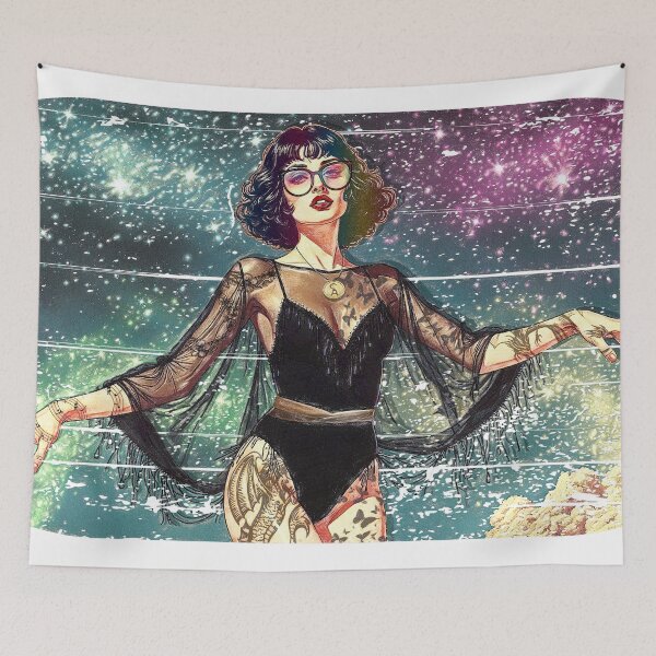 Item preview, Hooked on the Cosmic Groove designed and sold by Hen-C-Art.